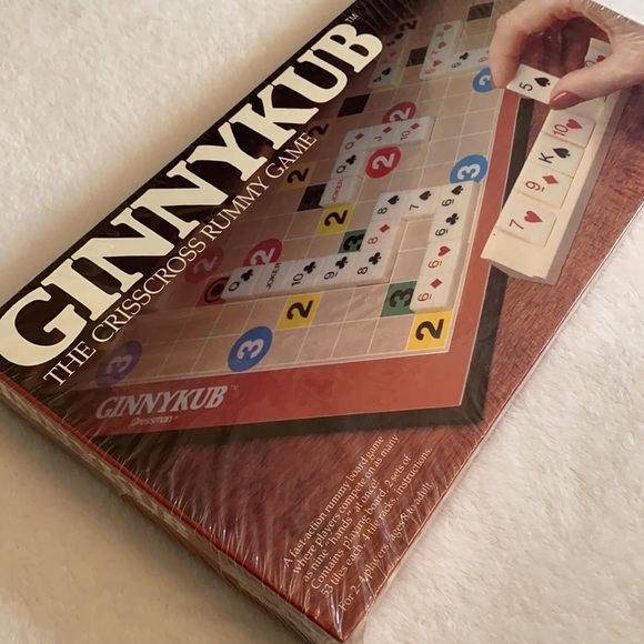 {VTG} Pressman | 1983 Ginnykub The Crisscross Rummy Game #5000